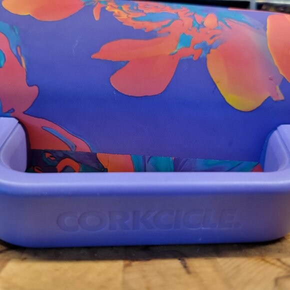 NEW CORKSICLE WATER JUICE BOTTLE TUMBLER 40 OZ FLOWER BLOOM STAINLESS STEEL - Picture 7 of 12